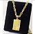 Corrente Masculina Cartier Gominho 4mm x 60cm Pingente de Tudo Posso - Imagem 1