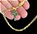 CORRENTE PIASTRINE 4MM - MINI CRUZ COM ZIRCÔNIA - LIGA DE METAL ESPECIAL BANHO - Imagem 3