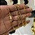 Corrente 3x1  Masculina  4,5mm Banhada a Ouro 18k Fecho Gaveta - Imagem 2