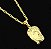 Corrente Masculina com Pingente Face de Cristo Banhados a ouro 18k - Imagem 2