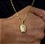 Corrente Masculina com Pingente Face de Cristo Banhados a ouro 18k - Imagem 1