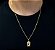 Corrente Masculina com Pingente Face de Cristo Banhados a ouro 18k - Imagem 3