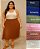 Saia Midi Plissada Plus Size - em Tule Poá  ♡ Especial Linha Plus Size - Imagem 5