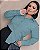 Camisa Plus Size Social Manga Longa Reta - em Tricoline  ♡ Especial Linha Plus Size - Imagem 5