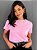 T-Shirt Lisa ¨Rosa BB¨ - 100% Algodão Fio 30.1 - Imagem 1