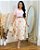 Saia Midi Gôde Floral - em Linho - Imagem 3