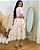Saia Midi Gôde Floral - em Linho - Imagem 5