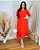 Vestido Midi com Faixa Amarração - em Crepe Duna - Imagem 1