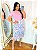 Saia Midi Floral Três Camadas - em Tule de Malha - Imagem 1