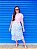 Saia Midi Floral Três Camadas - em Tule de Malha - Imagem 12