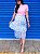 Saia Midi Floral Três Camadas - em Tule de Malha - Imagem 6