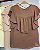 Blusa Manga Curta Babados - em Crepe Chiffon - Imagem 7