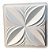 Forma 102 - Plástico Especial 1,6mm Gesso/Cimento - Pétalas Premium 39,5 x 39,5 cm - Imagem 1
