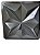 Forma 40 - ABS Preto 1,8mm Gesso/Cimento - Ester 38 x 38 cm - Imagem 1