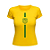 Camiseta Baby Look - Play Valendo Amarela - Imagem 2