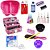 Kit Manicure Completo Maleta Caixa Organizadora Feminina Esmaltes Impala E Outros Alicate Mundial 522 - Imagem 1