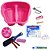 Kit 10 em 1 Bacia (manicure)+ Pote Faz Unha Rosca Cortador de Unha (manicure) + Algodão Cotton line 40g - Imagem 1