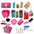 Kit Manicure Completo  Maleta Caixa Organizadora Feminina Esmaltes Impala E Maleta mini Lady box Outros Alicate Mundial 522 Estojo p/r Alicate  kit Pinça  Tesoura p/r Unha - Imagem 1