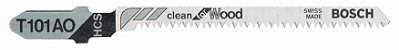 Lâmina de serra tico tico Bosch T101AO Clean for wood blister com 5 unidades - Imagem 1