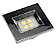 Luminaria Retangular 35mm 40X46 4 Leds - Luz Quente - CROMADO - Imagem 1