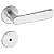 Fechadura DH88 Inox 304 - Roseta 528  - Banheito - 21852 - Imagem 1