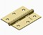 Kit 3 Dobradiças Haga 3x2½ Pino Chato Sem Anel - 2505 - Imagem 1