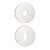 Par de Roseta 528 HAGA - Interna - Cil. 5 -Inox Escovada - 27971 - Imagem 1