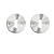 Par de Roseta 526 HAGA - Interna - Inox - 1787B - Imagem 1