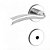 Fechadura HAGA - Handy - Roseta 528 - Banheiro - 21161 - Imagem 1