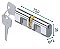 Fech. HAGA - Trava Rolete Porta de Bater - Externa - 21638 - Imagem 2