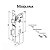 Máquina 45mm HAGA- Externa -Cil.4 - 22515 - Imagem 3