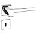 Fechadura HAGA - Metta - Roseta 529 - Interna - 22016B - Imagem 1