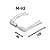 Fechadura HAGA - Milano - Roseta 527 - Externa - 1715B - Imagem 2
