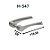 Fechadura HAGA - Idea - Roseta 527- Banheiro - 25251B - Imagem 2