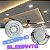 5x Luminária Spot Led Redondo 5w Direcionável Embutir 6500k - Imagem 3