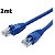 Cabo de Rede Ethernet LAN RJ45 2Metros - Imagem 2