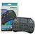 Mini Teclado Controle Sem Fio Para Smart Tv Tv Box Pc Iluminado - Imagem 1