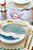 Prato de Porcelana Sand Turquoise 21,5cm PatBo - Imagem 2