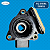 Sensor De Ângulo Caixa Direção Elétrica Honda Civic / Fit / City Antigo 2002 a 2007 - 7 Pinos - Imagem 3