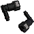 2 Conectores Engate Rápido Combustível Universal 10X8mm - Imagem 1