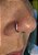 Piercing Nostril D-Ring Zircônias cravejadas-Titânio - Imagem 3