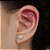 Labret  Flora -Titânio - Imagem 1