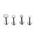 Piercing disco liso 2mm - Titânio - Imagem 5