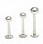 Labret básico em Titânio - 2.5mm - Imagem 2