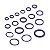 Borracha O-ring 270 Unidades R134a Car Ar Condicionado Selag - Imagem 4