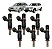 6x Bico Injetores Bmw 323i X3 2.5 X5 V6 Gasolina 1353753163 - Imagem 1
