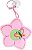 Chaveiro flor rosa com borboleta - Imagem 1