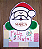 Personalizado - Enfeite de Natal Papai Noel patchwork - Imagem 1