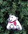 Enfeite de Natal urso polar - Imagem 1