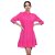 Vestido Chemise Com Botões M/L B’Bonnie Rebeca Pink - Imagem 1